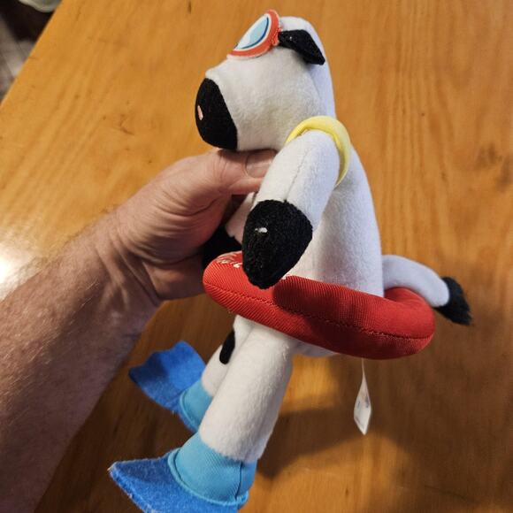 Chick-fil-A Cow Plush Toy Chikin Is A Lifesavr Swimmer Goggles Float Promo - Picture 4 of 11